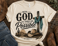 With God all things are possible TShirt